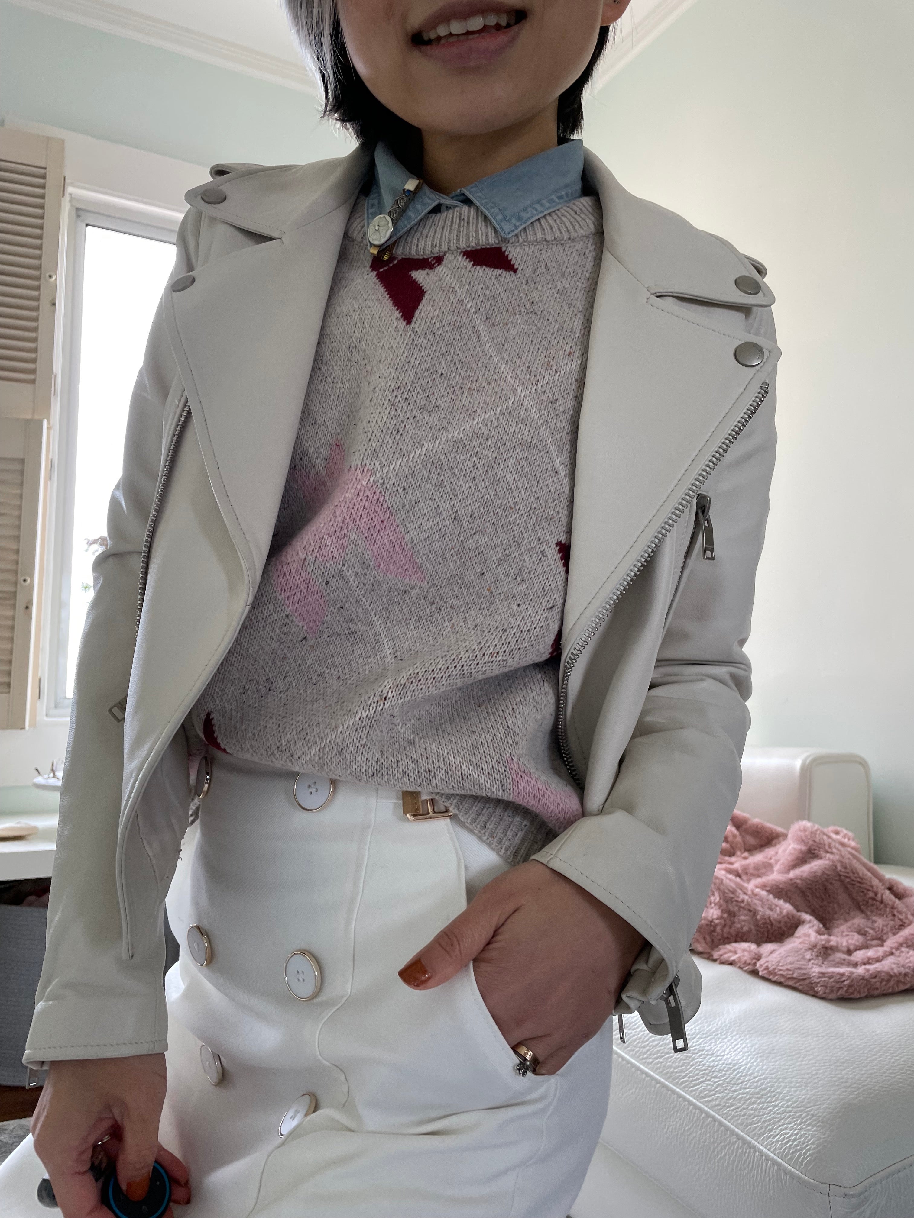 Argyle Sweater Vest - Grey combo 620 HKD